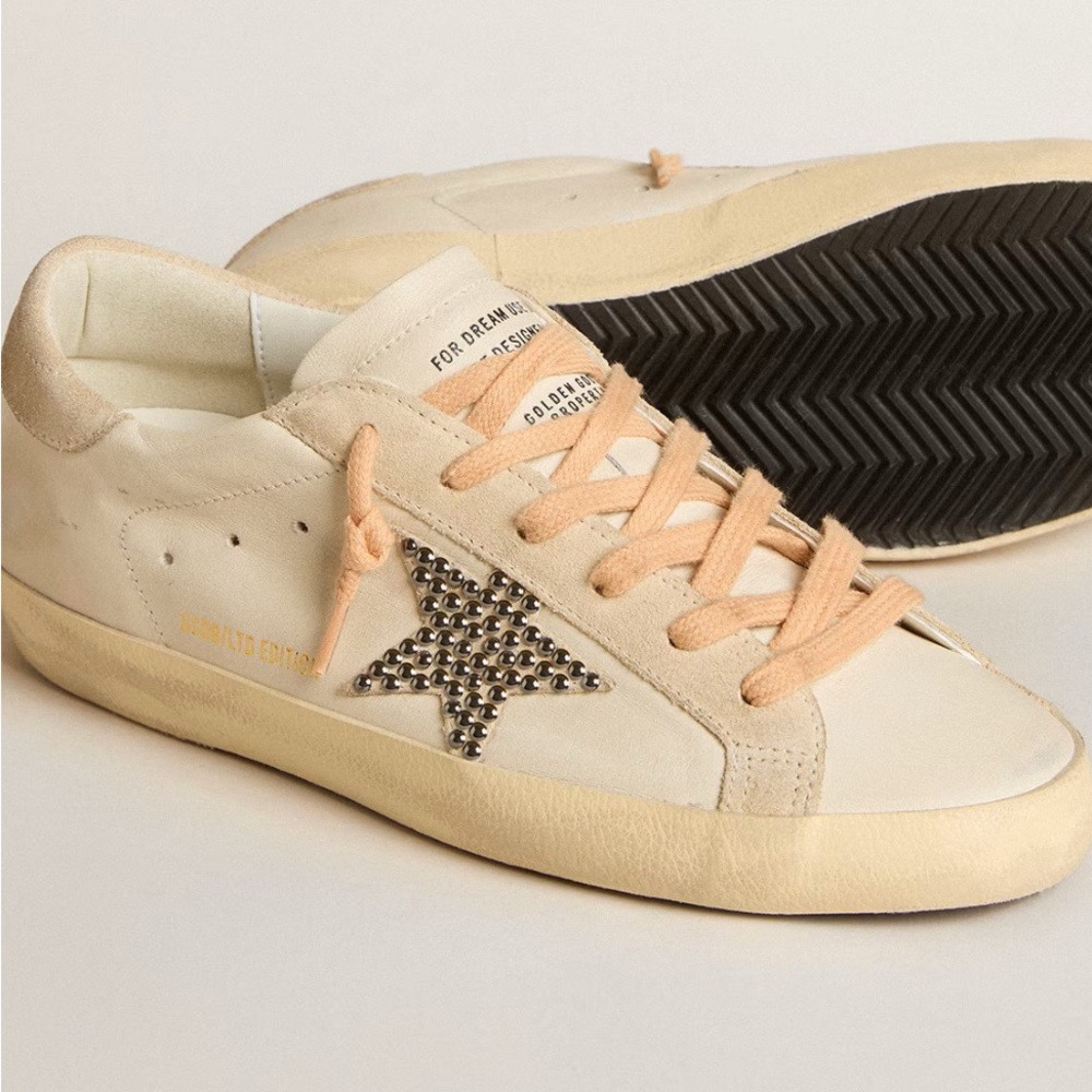 Golden Goose Beige Star Sneakers